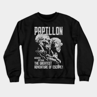 Papillon movie poster Crewneck Sweatshirt